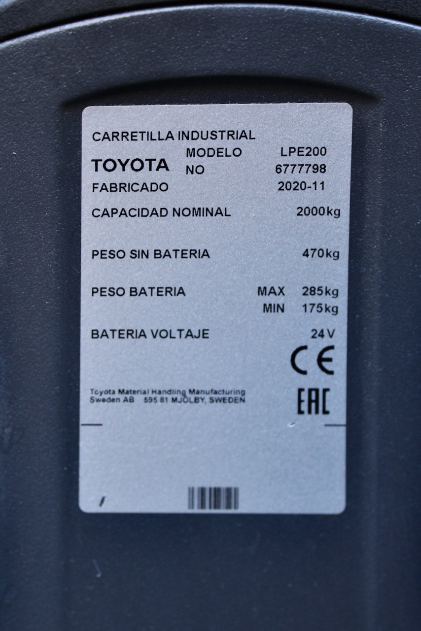 2020 Toyota LPE 200 FRUTERA-47151651