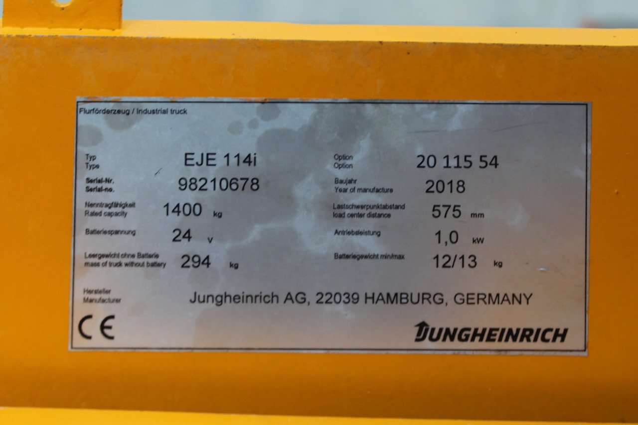 2018 Jungheinrich EJE 114i-47151801