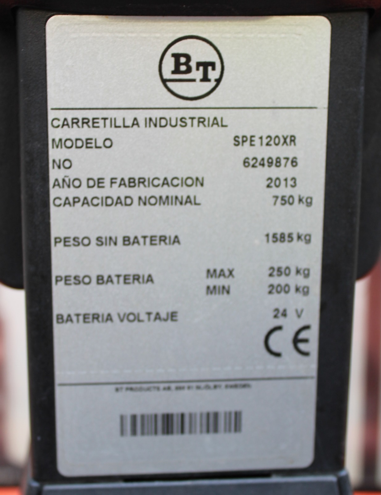 2013 Toyota SPE 120 XR-48735304