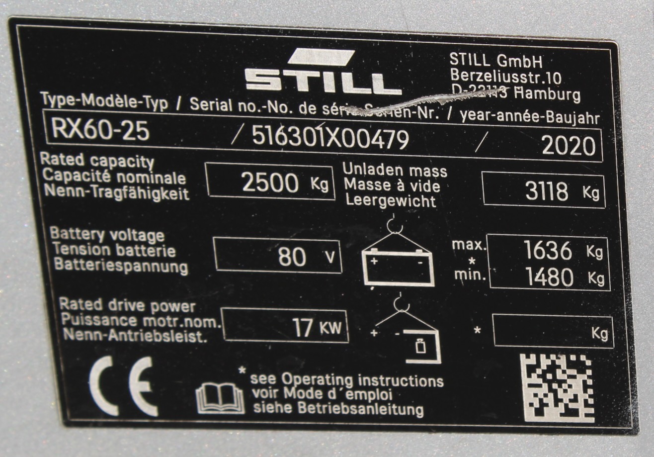2020 Still RX60-25 LI-ION-48548534